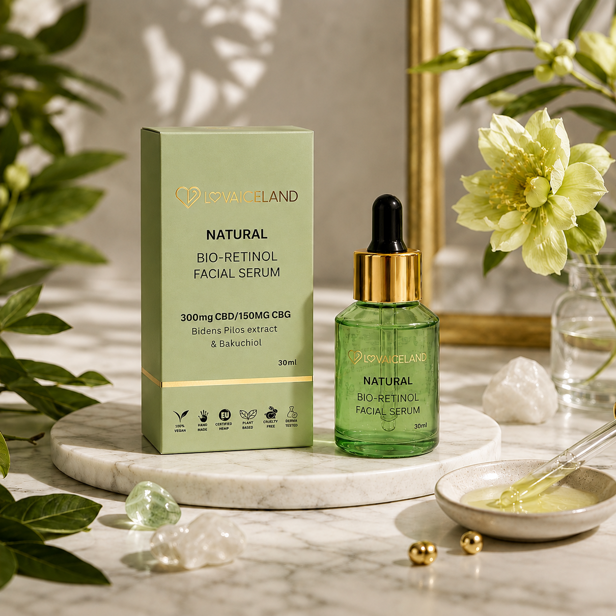 CBD Bio-Retinol Andlits-Olíuserum