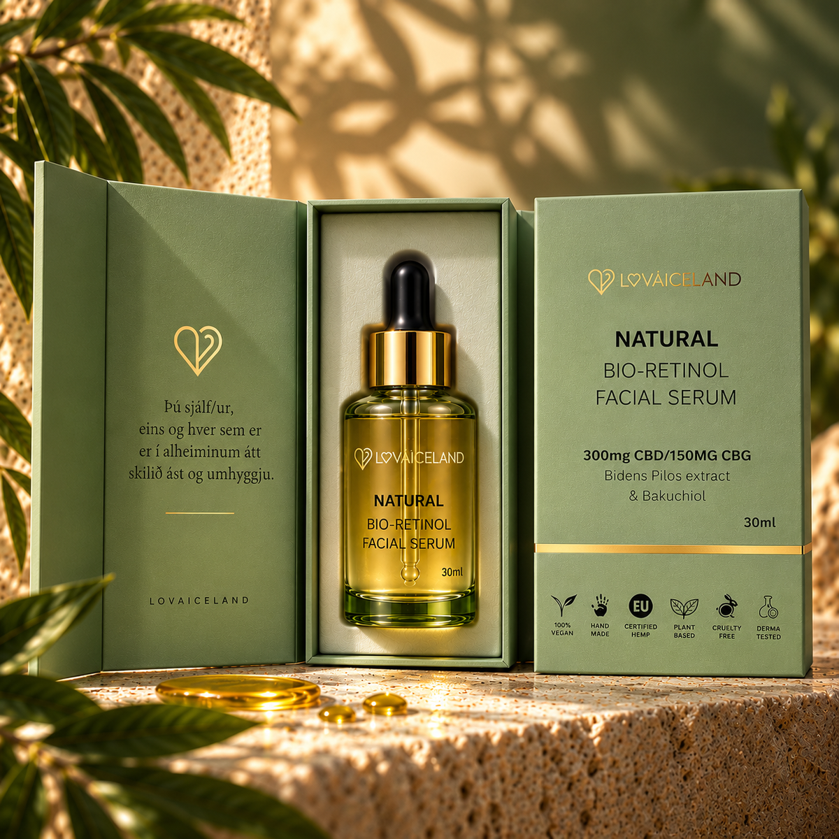 CBD Bio-Retinol Andlits-Olíuserum