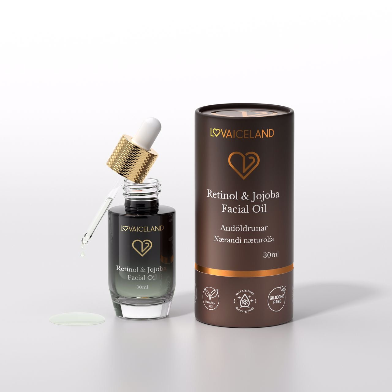 Retinol Nætur Rútína (3 vörur)